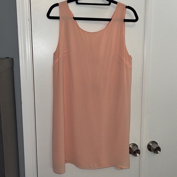 Jella Couture Peach Shift Dress - Picture 2 of 4